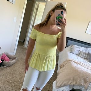 Yellow OTS Top